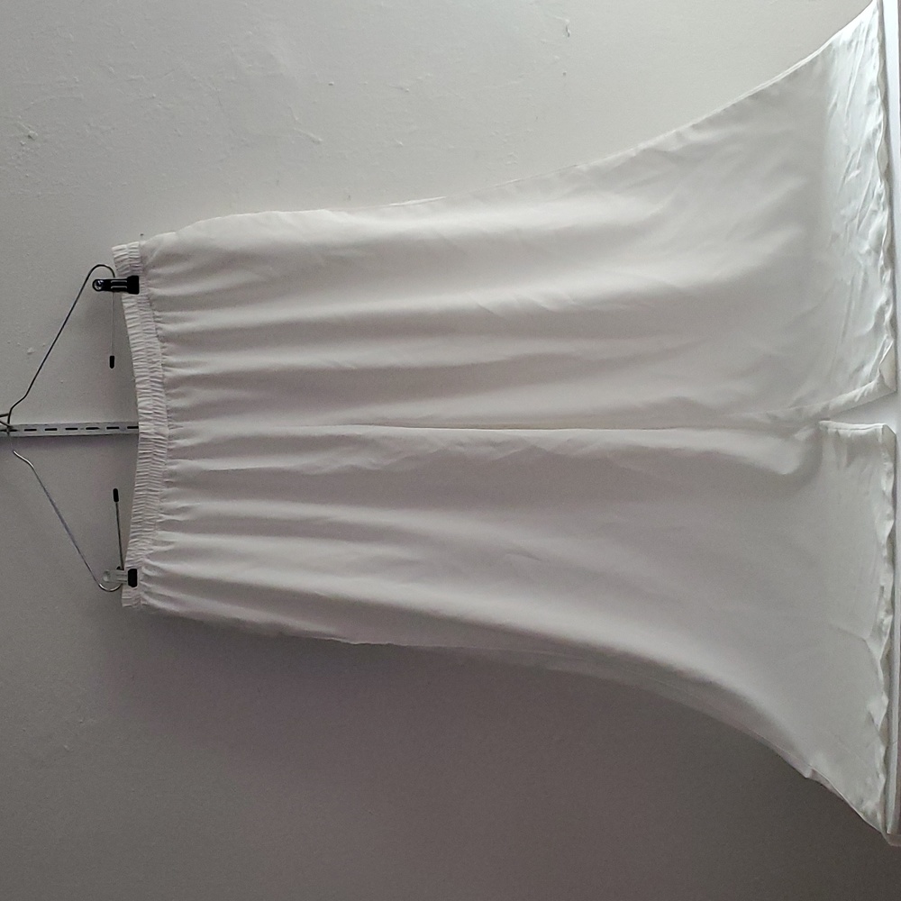 Women Size 3X White Polyester Dress Pants
